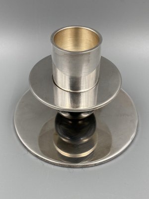 Silver-Plated Candleholder by Walter Schnepel for Tecnolumen, Germany, 1987, Set of 2-CZ-1685259