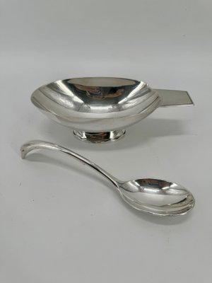 Silver Plated Gravy Boat Swan by Christian Fjerdingstad, 1930-OL-1767734