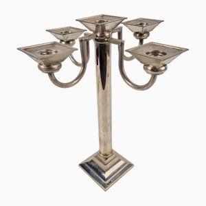 Silver-Plated Korinthe Candlestick by Henry Fink, 1980s-AXJ-2036051