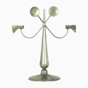 Silver Plated Metal Candleholder by Michele De Lucchi for Produzione Privata, 1996-RD-1246088