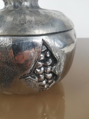 Silver Plated Pomegranate Ice Bucket by Mauro Manetti, Florence, Italy, 1970s-UIW-1420507