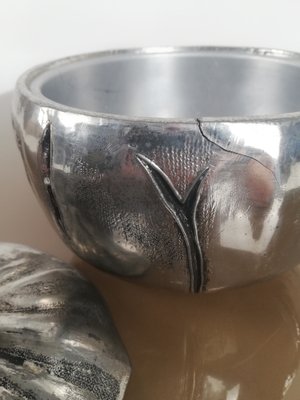 Silver Plated Pomegranate Ice Bucket by Mauro Manetti, Florence, Italy, 1970s-UIW-1420507