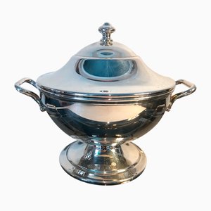 Silver Plated Soup Bowl-DUA-2021691