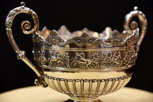 Silver Rosebowl with Equestrian Scenes, 1894-DAP-1384474