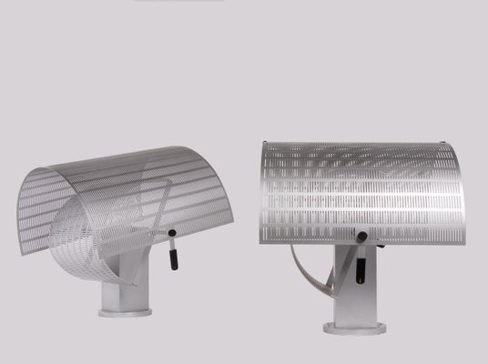 Silver Shogun Wall Lights by Mario Botta for Artemide, 1980s, Set of 3-DEK-932435