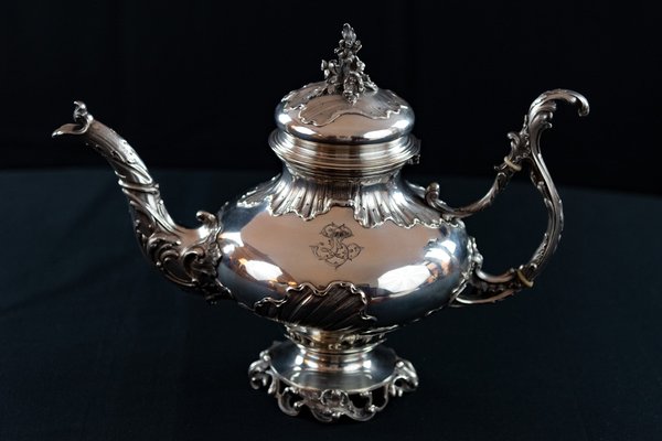 Silver Teapot, 1890s-DAP-1384475