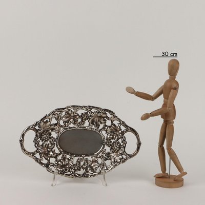 Silver Tray with Basket Details, Milan-VMM-1784639