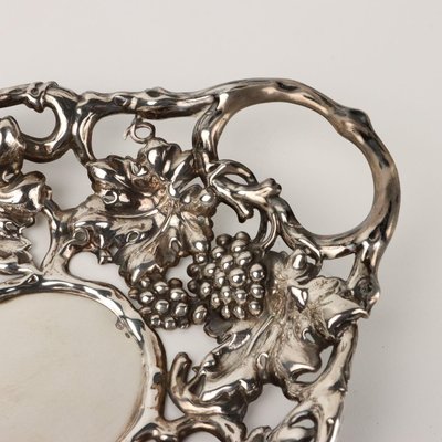 Silver Tray with Basket Details, Milan-VMM-1784639