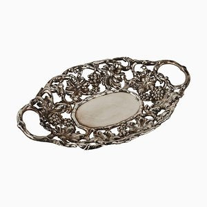 Silver Tray with Basket Details, Milan-VMM-1784639