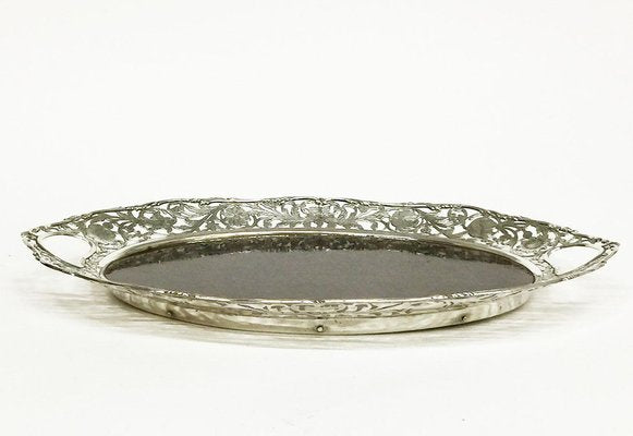 Silver Tray with Wooden Bottom, 1948-UCH-1224620