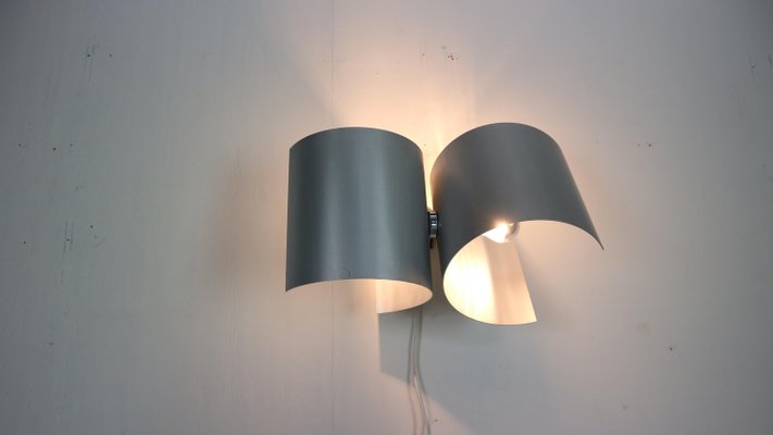 Silver Wall Adjustable Lamp by Giuliano Cesari for Nucleo Sormani, Italy, 1960s-DT-2026108