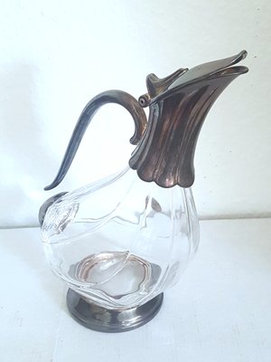 Silvered Crystal Glass Decanter-QDP-1000451