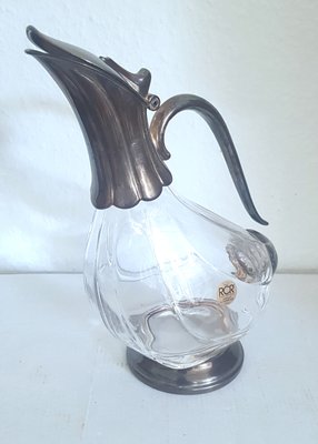 Silvered Crystal Glass Decanter-QDP-1000451