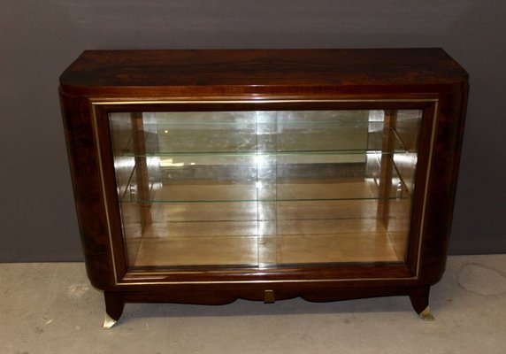 Silversmiths Art Deco Period Walnut Cabinet-BCR-912144