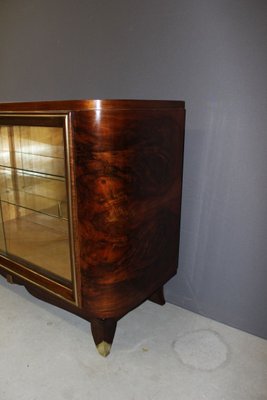 Silversmiths Art Deco Period Walnut Cabinet-BCR-912144