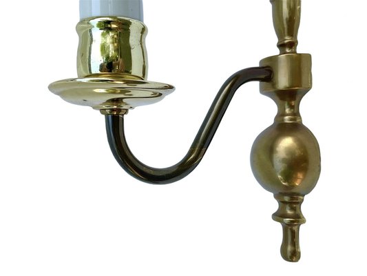 Single Arm Wall Lamp in Brass-FSD-1328038