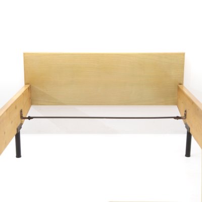 Single Bed Frame in Ash, 1950s-EZ-990369