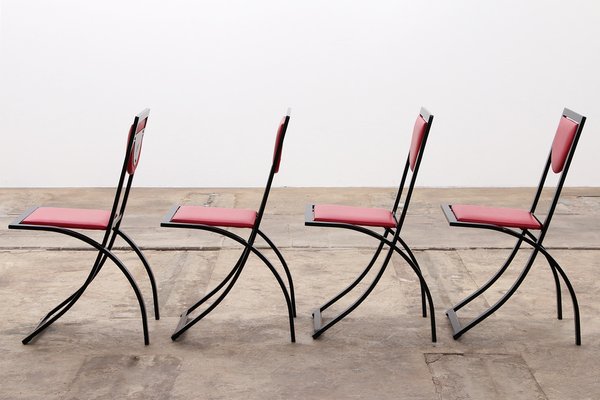 Sinus Chairs by Karl Friedrich Förster, 1960s, Set of 4-EZZ-1821951