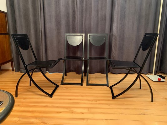 Sinus Chairs by Karl Friedrich Förster, Kff, Germany, 1980s, Set of 4-RTR-1241053