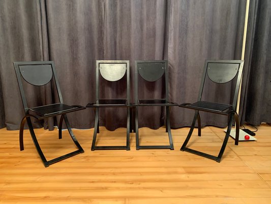 Sinus Chairs by Karl Friedrich Förster, Kff, Germany, 1980s, Set of 4-RTR-1241053