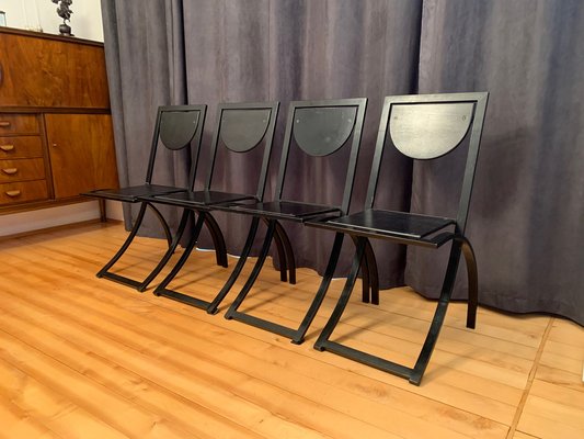 Sinus Chairs by Karl Friedrich Förster, Kff, Germany, 1980s, Set of 4-RTR-1241053