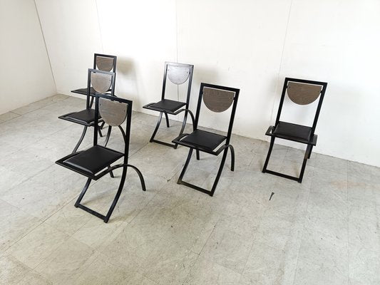 Sinus Dining Chairs by Karl Friedrich Förster for KFF, 1990s, Set of 6-IRH-1784249