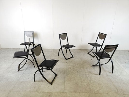 Sinus Dining Chairs by Karl Friedrich Förster for KFF, 1990s, Set of 6-IRH-1784249