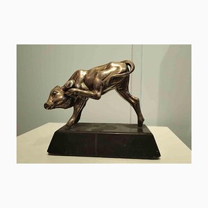 Sirio Tofanari, The Calf (Il Vitello), 1900, Silver-ZCI-2029224