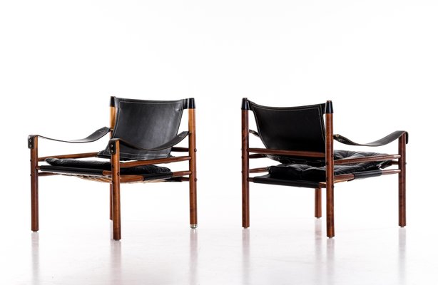 Sirocco Easy Chairs by Arne Norell, 1970s, Set of 2-QU-1706892