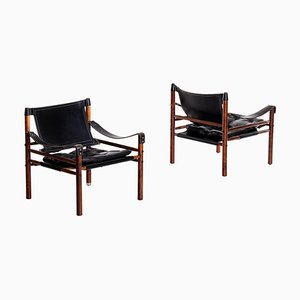 Sirocco Easy Chairs by Arne Norell, 1970s, Set of 2-QU-1706892