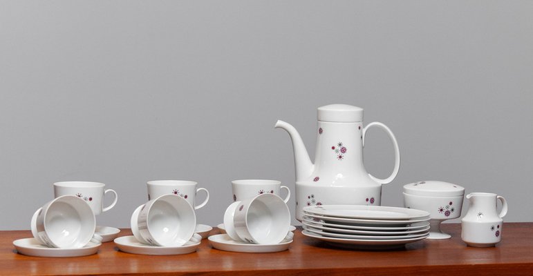 Six-Person Tea Service by Tapio Wirkkala and Ute Schröder for Rosenthal, Set of 21-JE-1397574