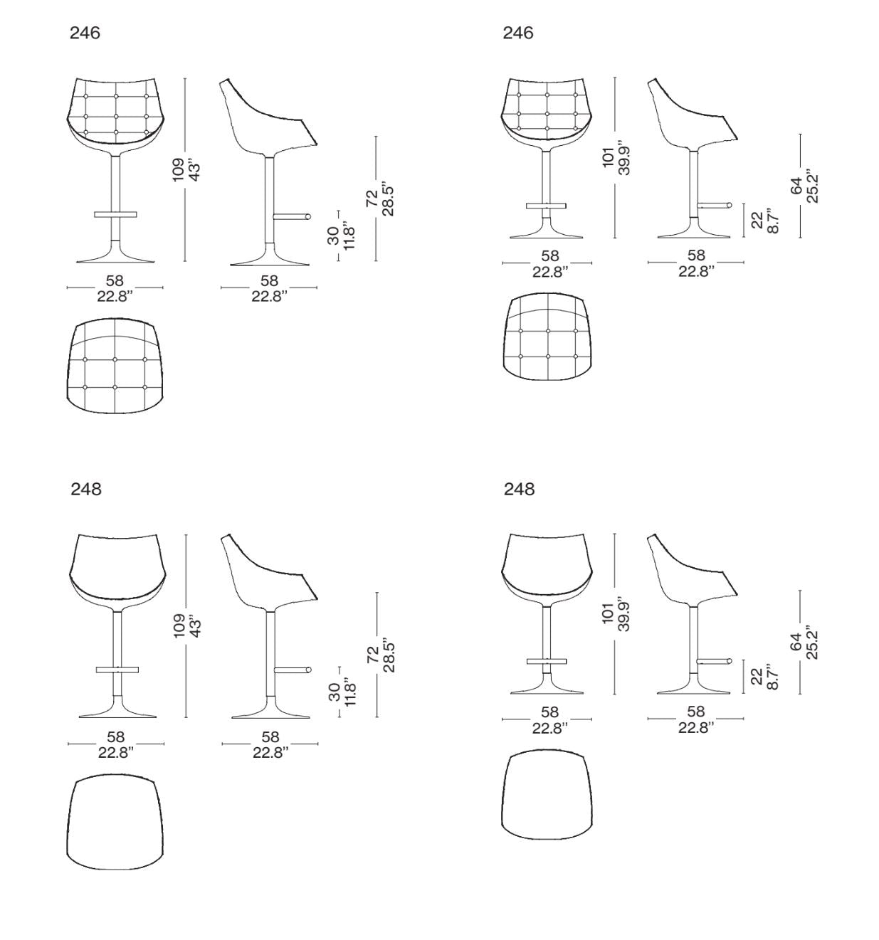 PASSION STOOL (Leather Cat X,Y,Z)