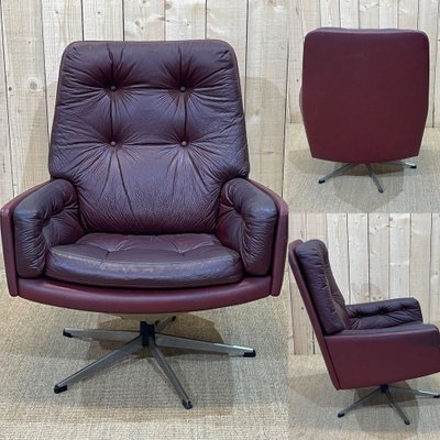 Skai Swivel Armchair, 1970s-QYF-1311969