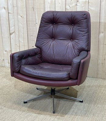 Skai Swivel Armchair, 1970s-QYF-1311969