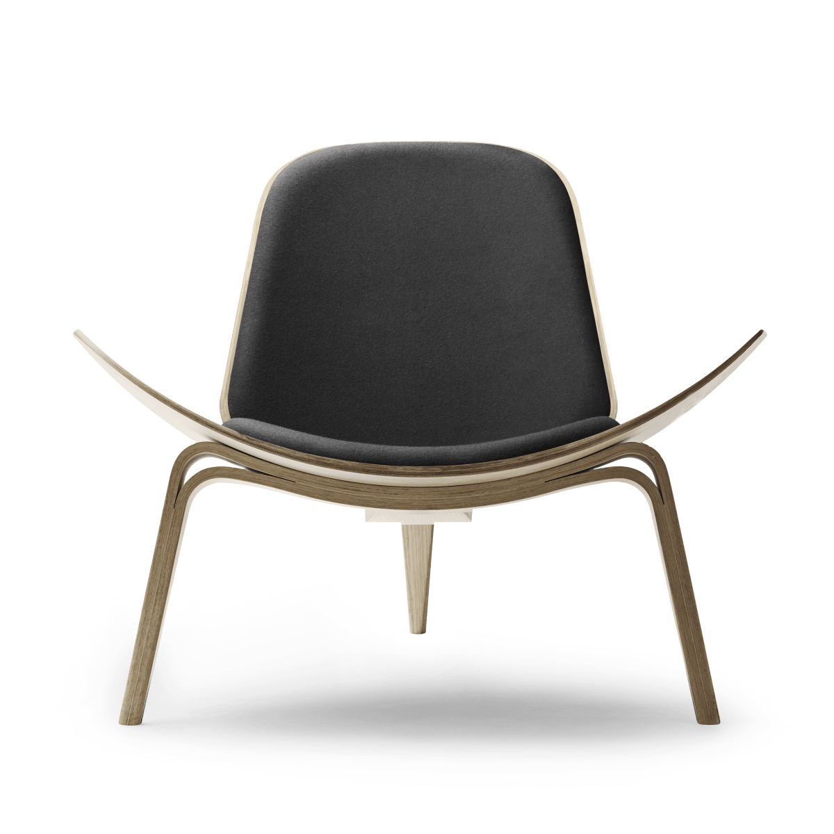 CH07 | Shell Chair by Carl Hansen & Søn #Oak / White Oiled / Divina 181