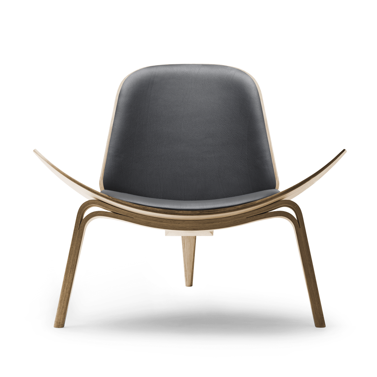 CH07 | Shell Chair by Carl Hansen & Søn #Oak / Oiled / Leather Thor 301