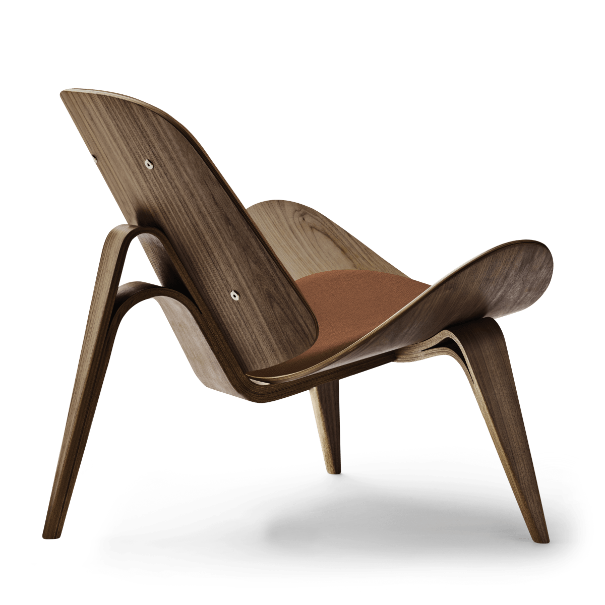 CH07 | Shell Chair by Carl Hansen & Søn #Walnut / Oiled / Leather Thor 307