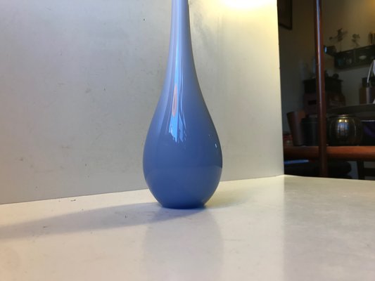 Sky Blue Long-Necked Vase from Murano, 1960s-LCR-681731