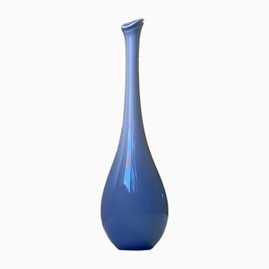 Sky Blue Long-Necked Vase from Murano, 1960s-LCR-681731