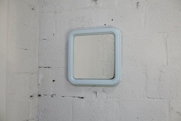 Sky Blue Resin Cattaneo Mirror, Italy, 1970s-MAO-1396792