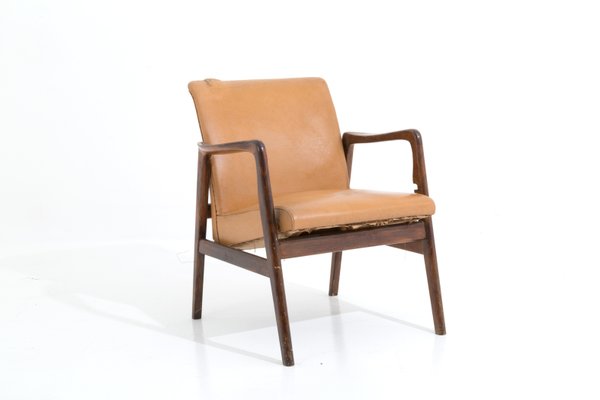 Sky Brown Armchair from Cassina-YSU-1156201