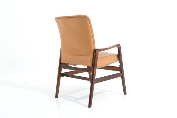 Sky Brown Armchair from Cassina-YSU-1156201