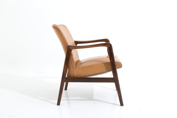 Sky Brown Armchair from Cassina-YSU-1156201