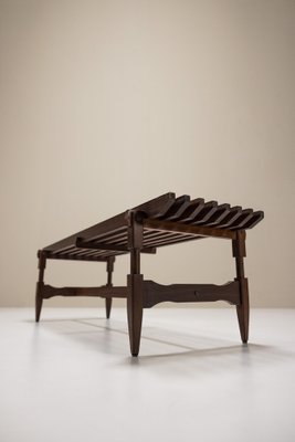 Slatted Bench in Meranti Wood, Italy, 1950s-UQV-1795571