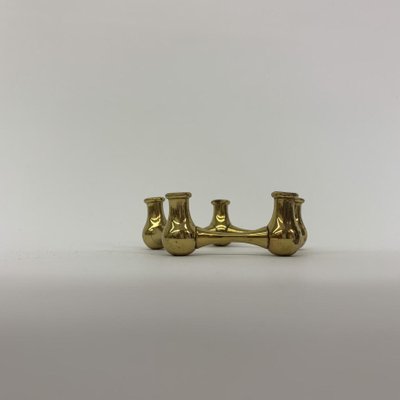 Slim Tapered Brass Candlesticks by Jens Quistgaard, Denmark, 1950s-BGP-1189936