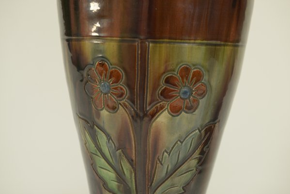 Slip Vases from the Early 20th Century Stamped Belgium 158, 1890s, Set of 2-NEN-2031490