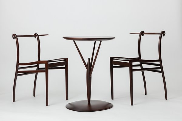 Slow Love Chairs & Cathy Lies Table by Christophe Pillet for XO, 1991, Set of 3-KQX-1823796