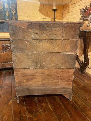 Small 17th Century Italian Walnut Chest of Drawers-HPU-1702529