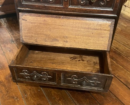 Small 17th Century Italian Walnut Chest of Drawers-HPU-1702529