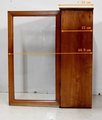 Small 19th Century Birch Wall Display Cabinet-RVK-731687